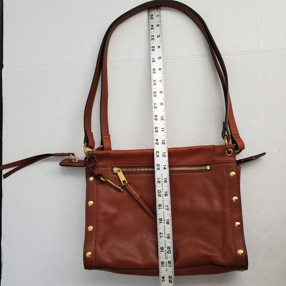 Fossil Allie Brown Leather Satchel Shoulder Bag Handbag ZB7896213 $198 - Picture 14 of 16